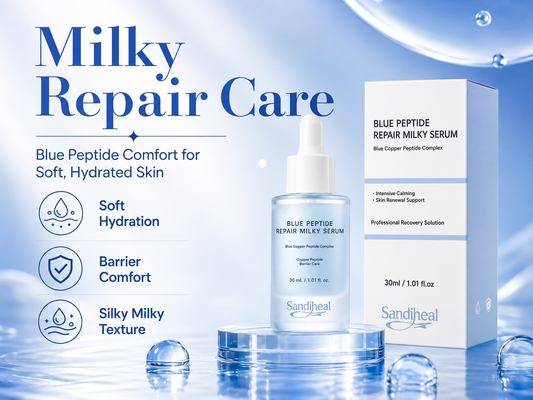 Sandiheal Blue Peptide Repair Milky Serum – 30 ml